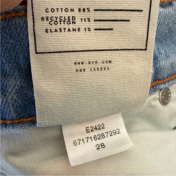 AYR The Knockout Barrel Leg Jeans Size 28 - Picture 13 of 13